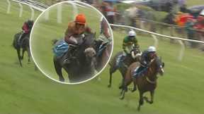 How unlucky is this? Horse disqualified after losing weight cloth! | Racing TV