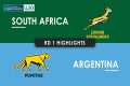 HIGHLIGHTS | SOUTH AFRICA v ARGENTINA 