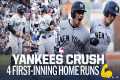 The Yankees CRUSH 4 home runs in the