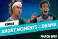 Tennis Angry Moments & Drama -