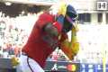 Ronald Acuña Jr. Homers on the First