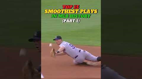 Top 15 Smoothest Plays in the MLB - Part 1  #mlb #baseball