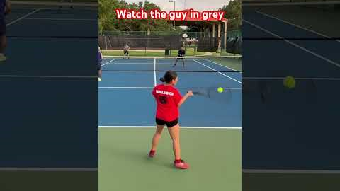What happened? 🫢🫢🫢 #tennis #shorts #fail #funny