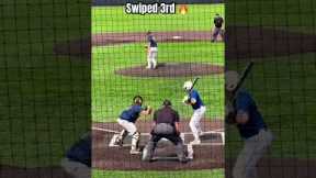 He swiped 3rd 🔥#baseball #sctop10 #mlb