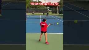 What happened? 🫢🫢🫢 #tennis #shorts #fail #funny