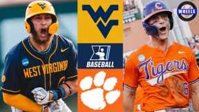 West Virginia vs #11 Clemson (INCREDIBLE!) | Regionals Winners Bracket | 2025 College Baseball