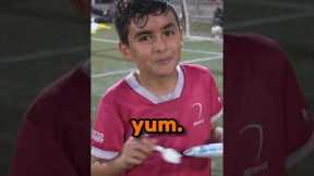 Eating 🎂 with your bros before training ⚽️ #football #soccer #footballmemes