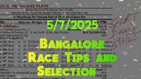 Bangalore Race Tips and Selection || The Fire Haven Plate