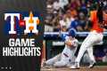 Rangers vs. Astros Game Highlights