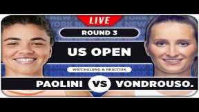 PAOLINI vs VONDROUSOVA • US Open 2025  • LIVE Tennis Watchalong