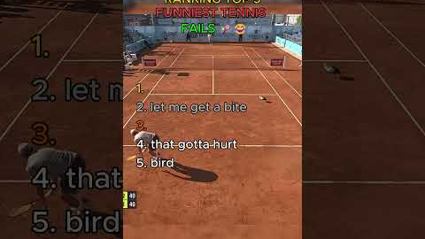 Ranking Top 5 Funniest Tennis Fails 🎾😂