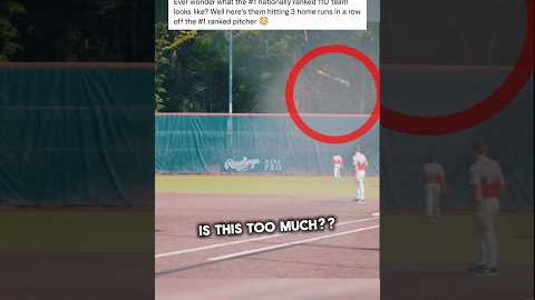Feel Bad For The Pitcher 😭. #baseball #d1 #homerun