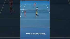 RIDICULOUS doubles rally!! 🎾🎯
