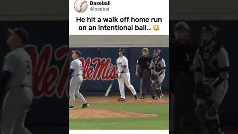 He Sent It 😳 #baseball