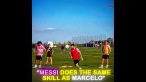 Marcelo Skills Vs Messi 😂