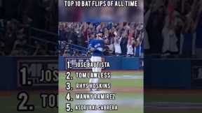Top 10 BAT FLIPS of all time!