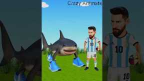 Tralalero tralala vs Messi vs ishowspeed balloon challenge funny moments #scaryteacher
