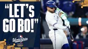 BO BICHETTE HOMERS TO GIVE THE BLUE JAYS A GAME 7 LEAD vs. Shohei Ohtani and the Dodgers! 💪