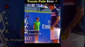 Ranking The Best Tennis Fails
