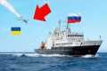 Ukrainian Drones STRIKE Russian Ship