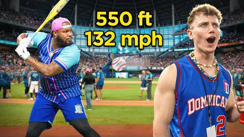 How Far Can MLB Stars Hit Balls w/ Metal Bats?