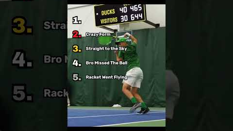 The Worst Tennis Serves...