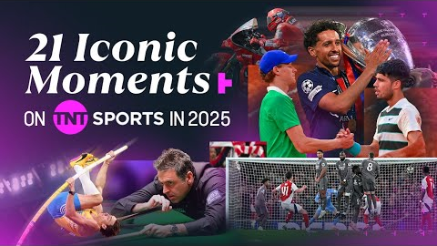 21 iconic moments on TNT Sports in 2025 🔥