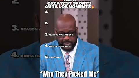 Top 5 Greatest Sports Aura Lob Moments😂#sports #auralob #funny