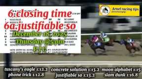 PJC ARNEL RACING TIPS THURSDAY @5:PM DECEMBER 18, 2025 @PhilippineJockeyClub PLS WATCH & SUBSCRIBE