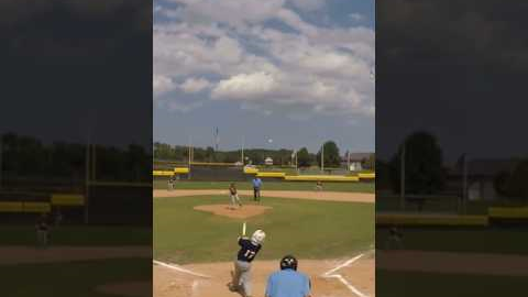 Kid hits TWO home runs in ONE at bat