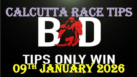 KOLKATA RACE TIPS | 09/01/26 | CALCUTTA RACES | HORSE RACING TIPS | TODAY RACE TIPS | (@TIPSONLYWIN)