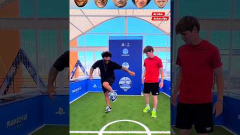 Football player's trick shots & funny moments 😁 #football #soccer