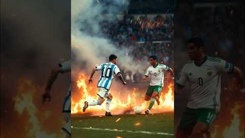 Messi vs Ronaldo ⚽ Magic Football Match 2026 | Unreal Skills & Epic Moments 🔥🐐 #messi  #shorts