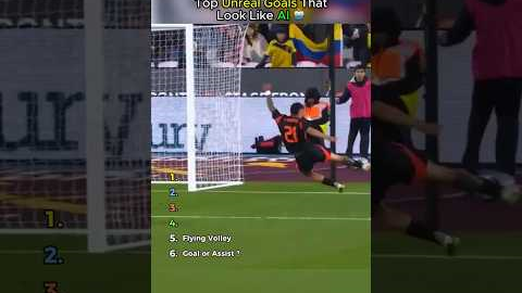 Top Unreal Goals That Look Like AI 🤖