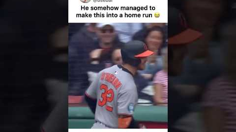 Crazy Home Run 🤣 #baseball