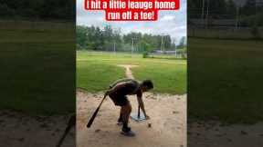 I hit a little leauge home run off a tee! #recovery #baseball