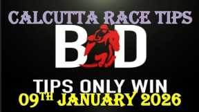 KOLKATA RACE TIPS | 09/01/26 | CALCUTTA RACES | HORSE RACING TIPS | TODAY RACE TIPS | (@TIPSONLYWIN)