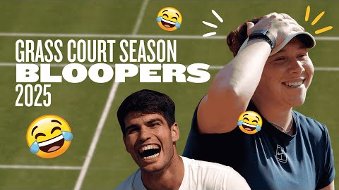 Try Not To Laugh 😂 | Grass Court Season 2025 Tennis Bloopers | LTA