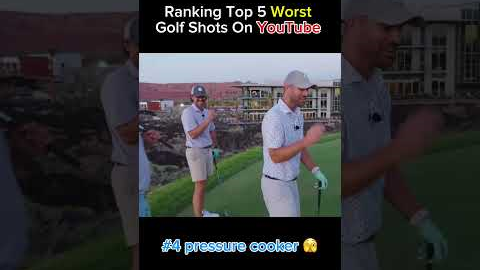 WORST shots in YouTube golf history 😳