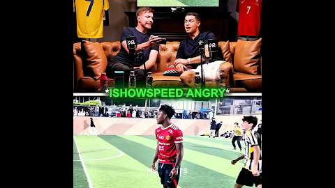 Ronaldo Reacts To Ronaldo Jr VS IShowSpeed 😂