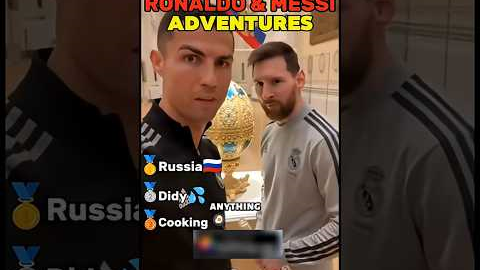 RANKING THE CRAZIEST RONALDO & MESSI MOMENTS 😂⚽ #shorts #funny