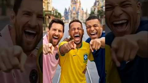 CR7 vs Messi, Neymar & Mbappe's Legos?😱 #shorts #ronaldo #messi #viral #usa