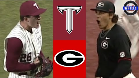 Troy vs #11 Georgia (Crazy!) | 2026 College Baseball Highlights