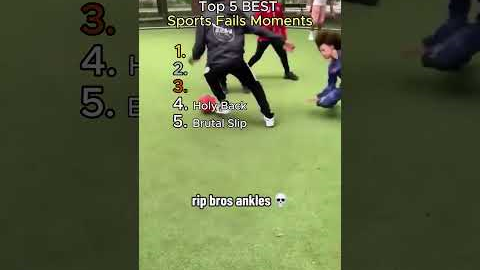 Top 5 Sports Fails That Hurt 😬 #funny #sports #fail #shorts