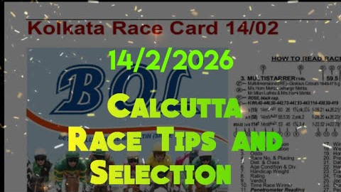 Calcutta Race Tips and Selection || The Calcutta Million (2025-26) (Gr.3)