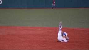 College Player Breaks Leg Celebrating Home Run