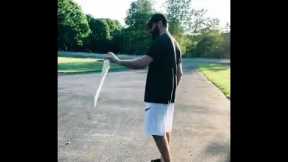 Baseball Bat Spinning Trick