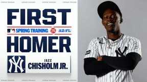 Jazz Chisholm Jr. SMASHES his first home run of Spring Training 🎶⚾️ | MLB Highlights