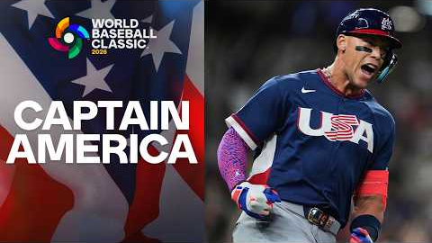 Welcome to the 2026 World Baseball Classic, Aaron Judge! 🇺🇸 (Two-run home run in 1st at-bat!)