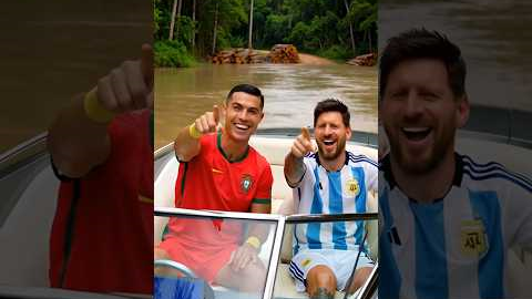 Mbappe and Haaland Laughing on Ronaldo and Messi Old Poor boat 🛶 #shorts
